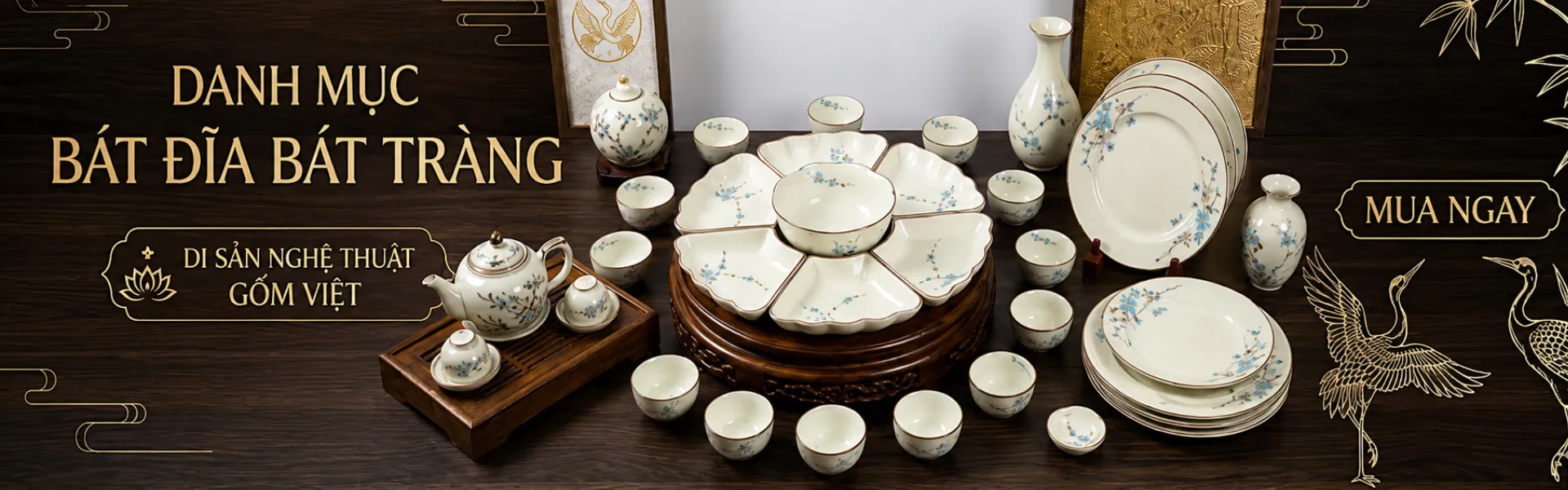 Đồ Decor Gốm Sứ Cao Cấp