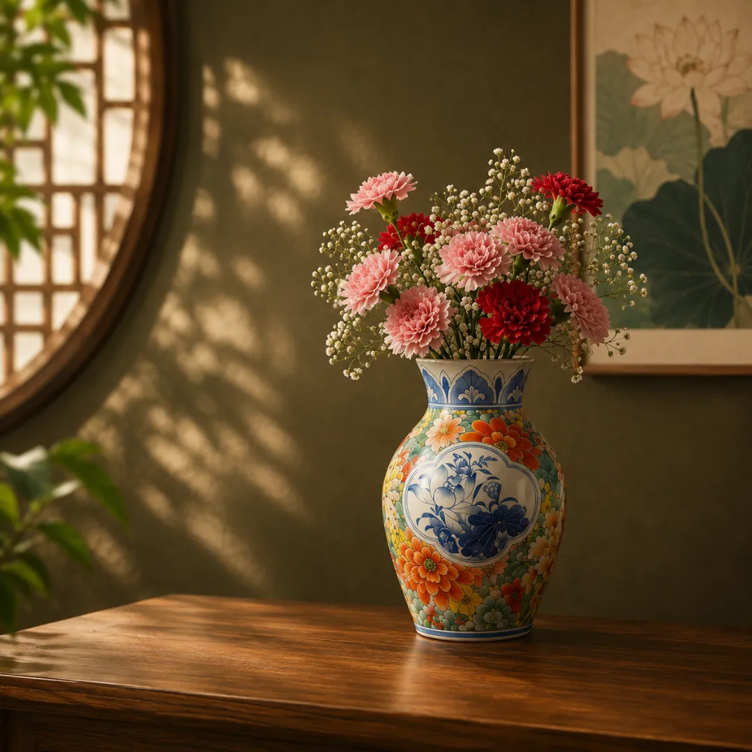 Lọ Hoa Bát Tràng